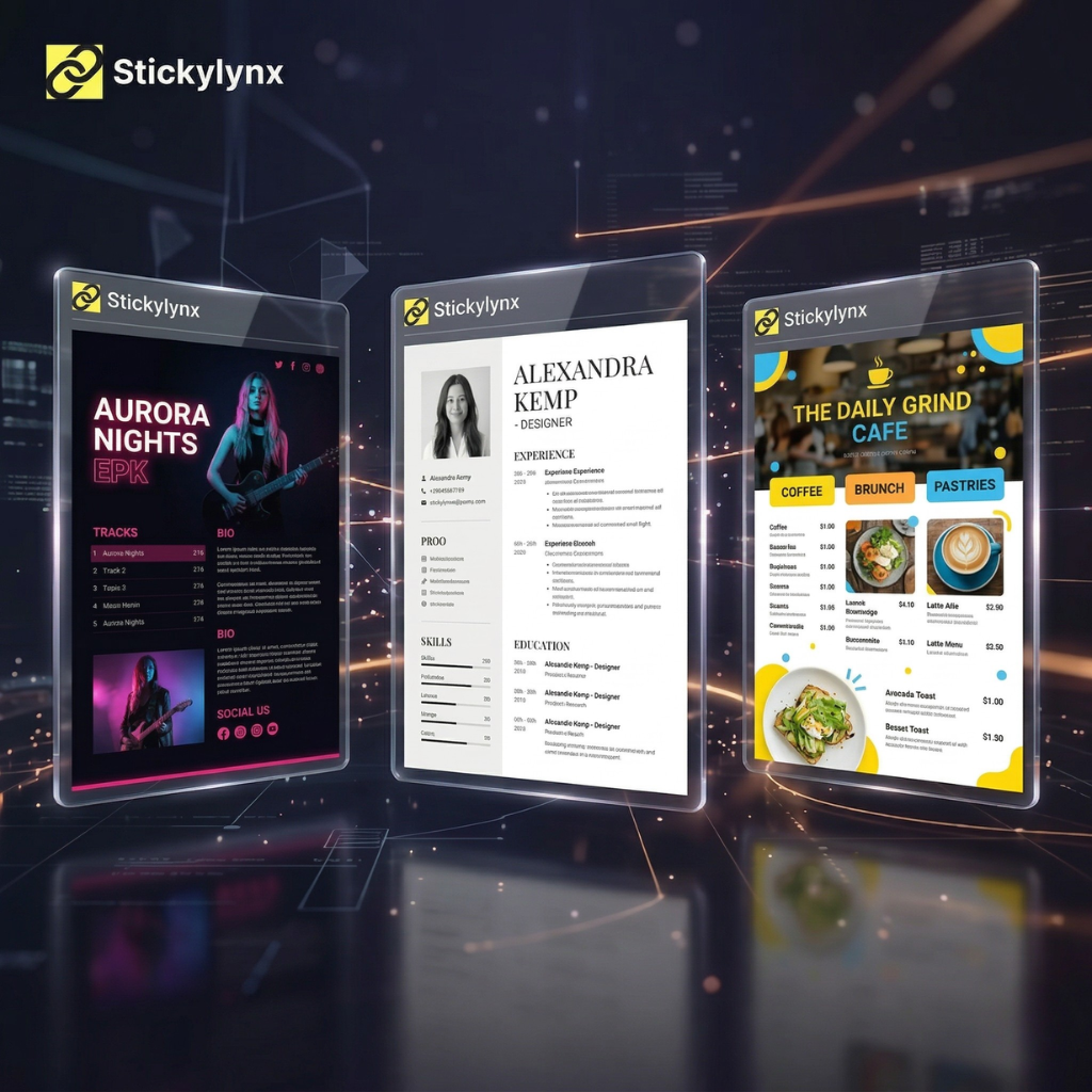 Stickylynx Template Showcase